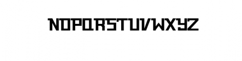 Uzi - Modern, futuristic, sans serif font Font UPPERCASE