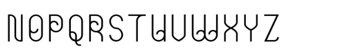 Uzumaki Extra Light Font UPPERCASE