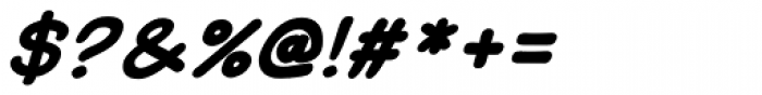 Uzurpator Bold Italic Font OTHER CHARS
