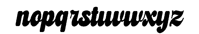 VÉLARQUE Font LOWERCASE