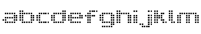 V5 Prophit Cell Font LOWERCASE