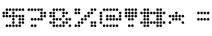 V5 Prophit Dot Font OTHER CHARS