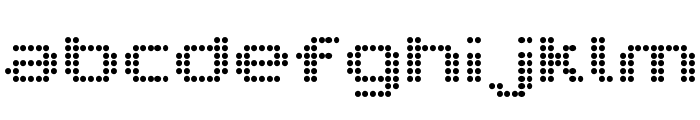 V5 Prophit Dot Font LOWERCASE