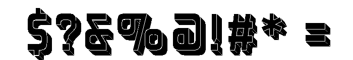 Vandertak CAPSLOCK Black Font OTHER CHARS