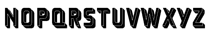 Vandertak CAPSLOCK Black Font LOWERCASE