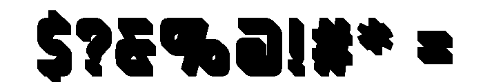 Vandertak CAPSLOCK Fill Font OTHER CHARS