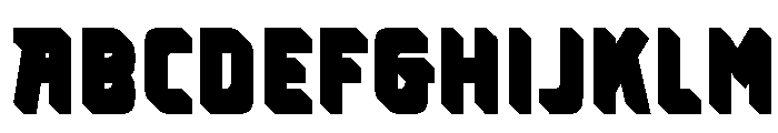 Vandertak CAPSLOCK Fill Font UPPERCASE