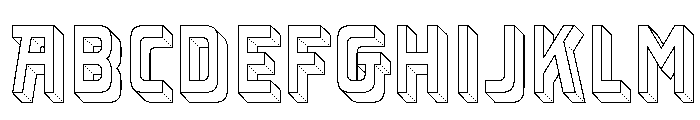 Vandertak CAPSLOCK Line FONT
