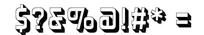 Vandertak CAPSLOCK Side Font OTHER CHARS