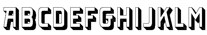 Vandertak CAPSLOCK Side Font UPPERCASE