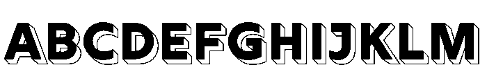Vandertak Capslock Bold Font UPPERCASE