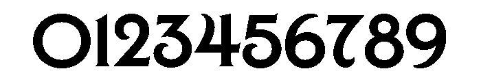 Vandertak Capslock Extra Bold Font OTHER CHARS