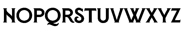 Vandertak Capslock Extra Bold Font LOWERCASE