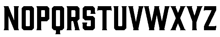 Vandertak Capslock Regular Font LOWERCASE