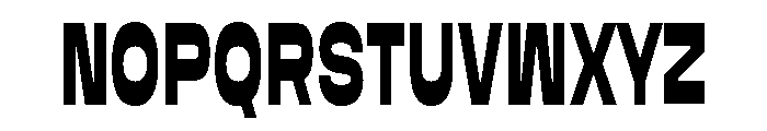 Vandertak Capslock Thin Font UPPERCASE