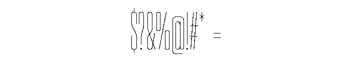 Varietta Variable Condensed Thin Font OTHER CHARS