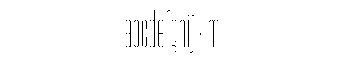 Varietta Variable Condensed Thin FONT