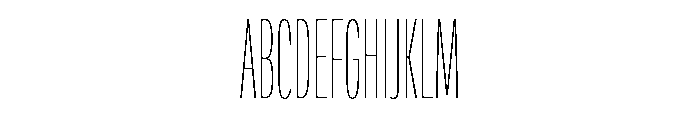 Varietta Variable Thin Font UPPERCASE