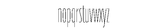 Varietta Variable Thin Font LOWERCASE