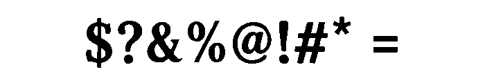VALTRAIL Font OTHER CHARS