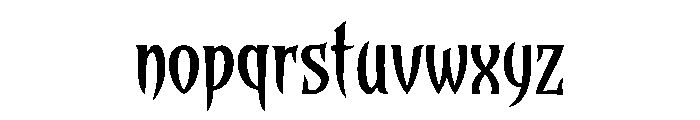 VAMPIRE SOUL Font LOWERCASE