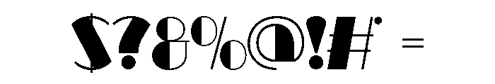 VARCHA-Regular Font OTHER CHARS