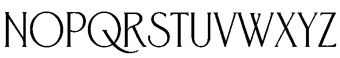 VARELUNE Font UPPERCASE