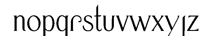 VARELUNE Font LOWERCASE