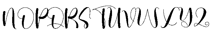 Vacation Graduating Font UPPERCASE