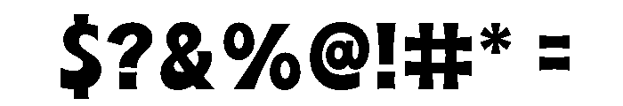 Vacation Heavy Font OTHER CHARS