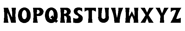 Vacation Heavy Font UPPERCASE