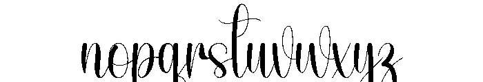 Vacation Party Font LOWERCASE