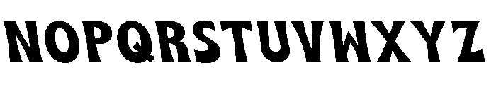 Vacation Slanted Font UPPERCASE