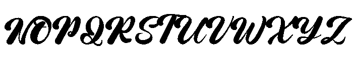 Vacation Sunday Font UPPERCASE