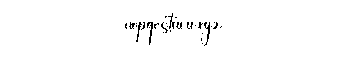 Vacation1 Font LOWERCASE