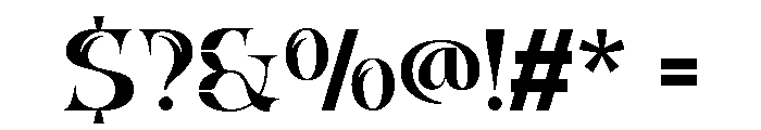 Vacero Regular Font OTHER CHARS