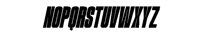 Valcore Italic Font UPPERCASE