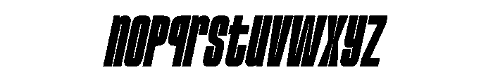 Valcore Italic Font LOWERCASE