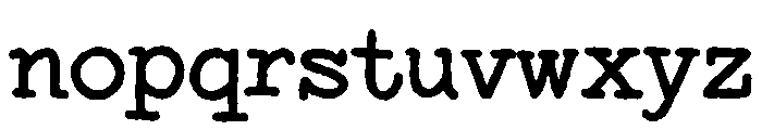 Valdre Regular Font LOWERCASE