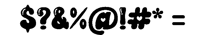 ValenGlow Font OTHER CHARS