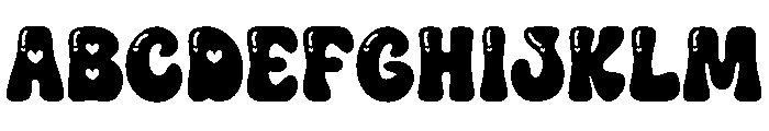 ValenGlow Font UPPERCASE