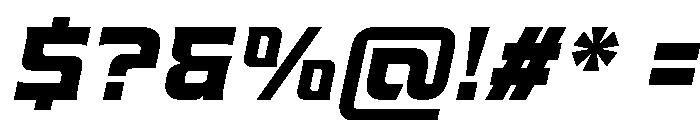 Valenary Prana Black Italic Font OTHER CHARS