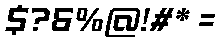 Valenary Prana Bold Italic Font OTHER CHARS