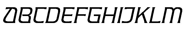 Valenary Prana Italic Font UPPERCASE