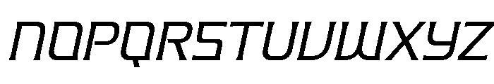 Valenary Prana Italic Font UPPERCASE
