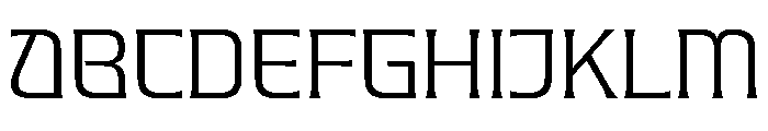 Valenary Prana Light Font UPPERCASE