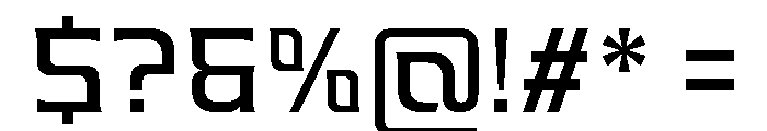 Valenary Prana Medium Font OTHER CHARS