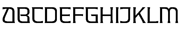 Valenary Prana Regular Font UPPERCASE
