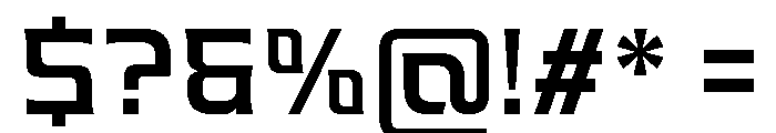 Valenary Prana Semi Bold Font OTHER CHARS
