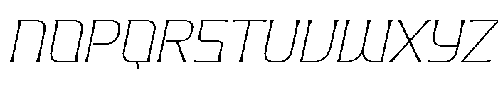 Valenary Prana Thin Italic Font UPPERCASE